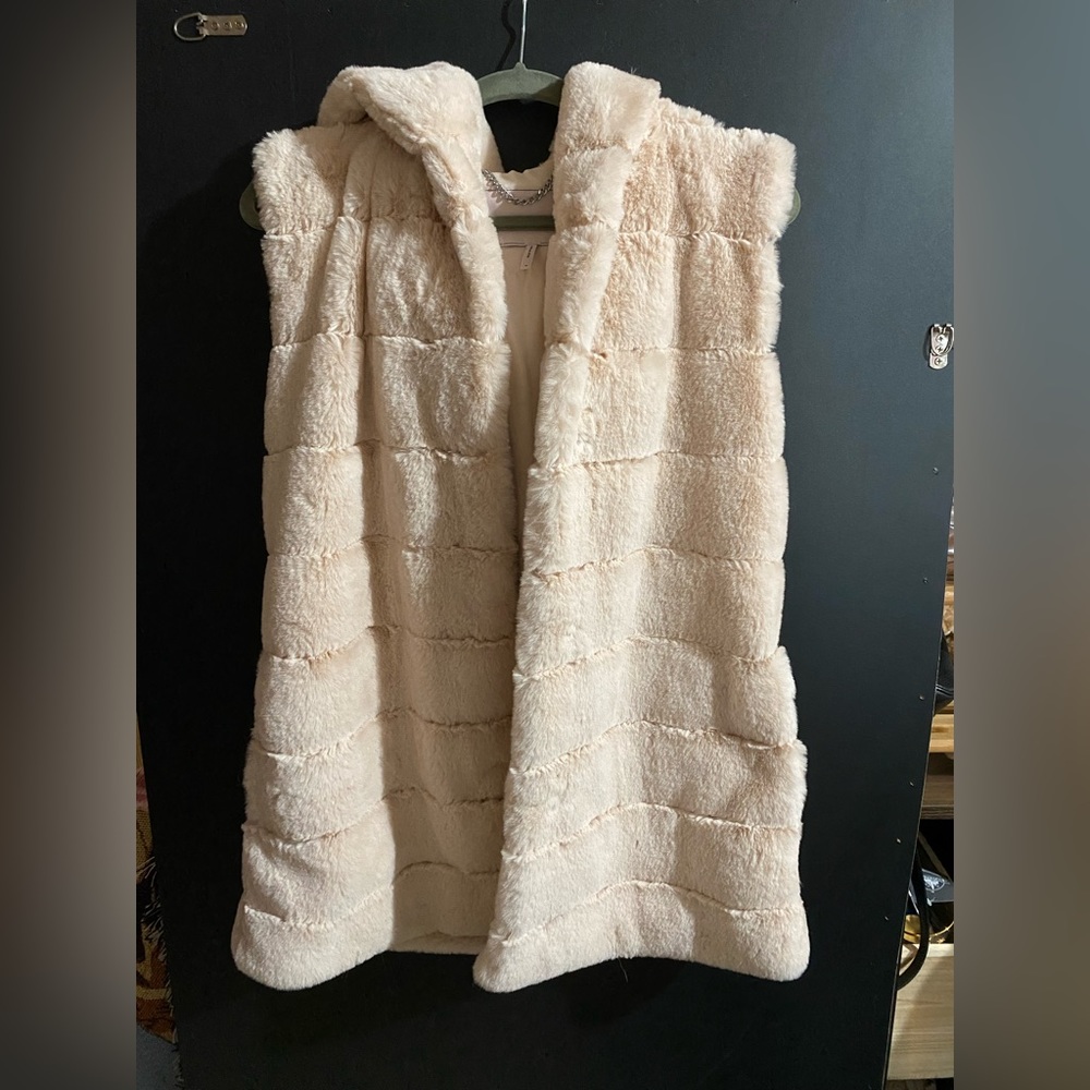 BCBG Faux Fur Vest